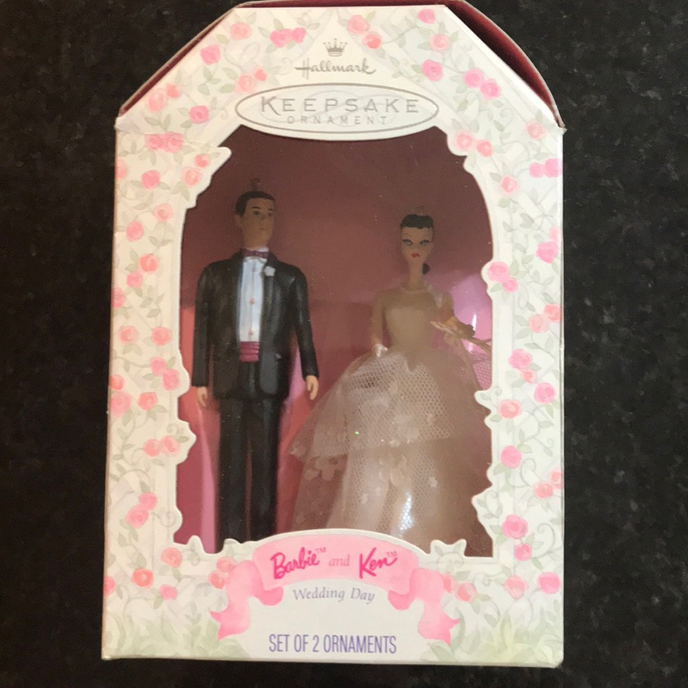 1997 Hallmark Ornament- Barbie & Ken - Wedding Day